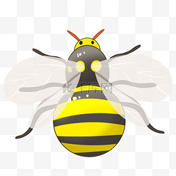 黄色创意大蜜蜂