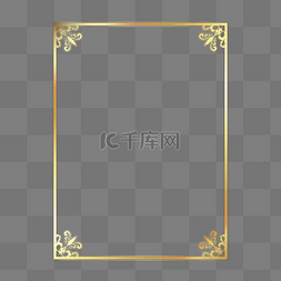 金色反光图片_反光烫金矢量边框