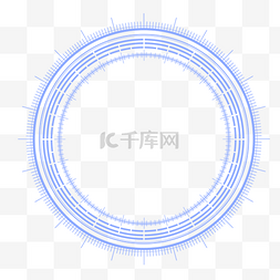 蓝色圆点渐变图片_蓝色简约圆形科技图