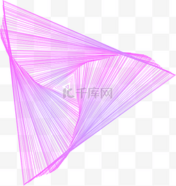 矢量蓝紫渐变图片_创意规则三角形矢量