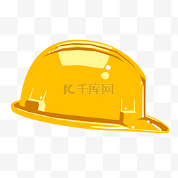 工人头盔图片_黄色的消防安全帽