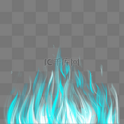 火焰裂缝图片_蓝色冰焰