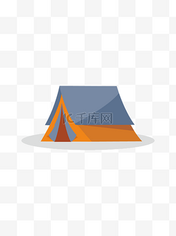 夏日夏令营帐篷可商业元素