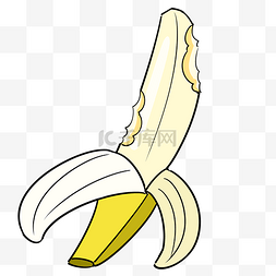 新鲜的香蕉装饰插画
