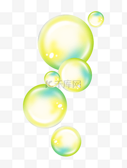 彩色气泡肥皂泡