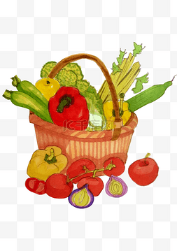秋季蔬菜水果养生免抠食材插图