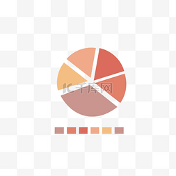 数据占比图图片_彩色饼状图