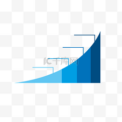 商务,图片_渐变蓝色创意商务PPT金融分析