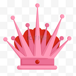 粉红色皇冠