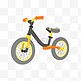 手绘儿童自行车插画