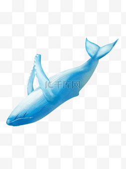 手绘手绘鲸鱼图片_手绘蓝色鲸鱼元素