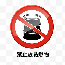 logo设计图片_禁止放易燃物标志