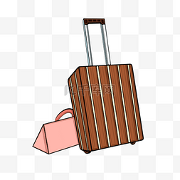 拎行李包图片_粉色行李箱包