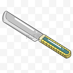 黄色刀柄餐刀