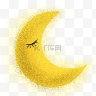 月亮时尚图片素材_黄色的月亮免抠图