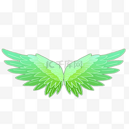 绿色的翅膀