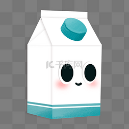 小清新牛奶盒