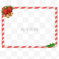 白色圣诞树叶图片_圣诞节边框