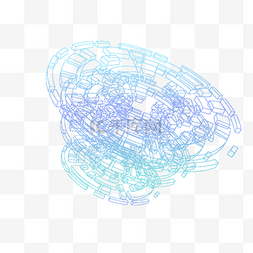 蓝色卫星图片_蓝色科技卫星标题