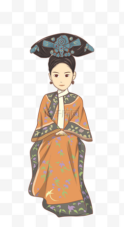 人物如懿传图片_手绘如懿传人物皇后插画