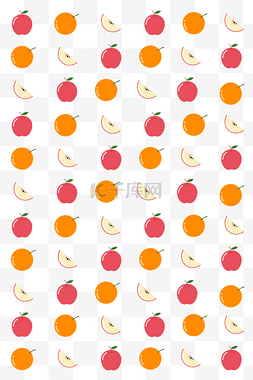 橘子插画素材图片_黄色的橘子底纹插画