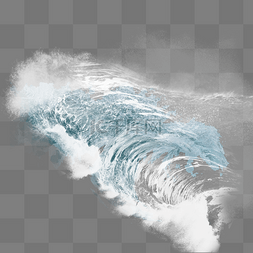 大海的波浪图片_海浪蓝色海洋大风大浪元素