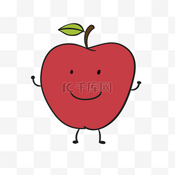 水果类装饰图案健身苹果