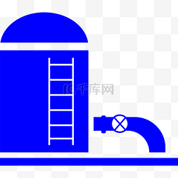 砖头梯子图片_工厂废水排放卡通图标