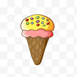 冰淇淋草莓图片_夏季食物冰淇淋雪糕小清新