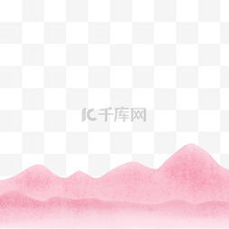 中国流行色图片_红色的山峰免抠图