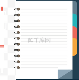 横格笔记本图片_卡通笔记本矢量图下载