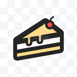 手绘蛋糕插图图片_卡通手绘矢量蛋糕