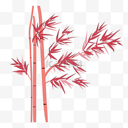 水彩竹子背景装饰