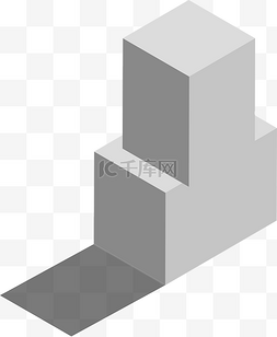 几何立体形状图片_方形文本框正方形状