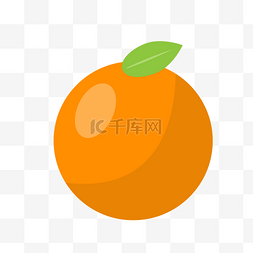 夏天水果香橙装饰素材