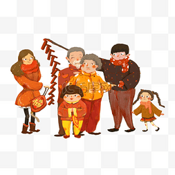 家人团圆过新年图片_过年家人团圆 