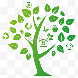 正知正念正能量图片_绿色树木绿色环保