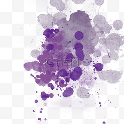 油渍图片_矢量紫色喷溅颜料油漆油渍