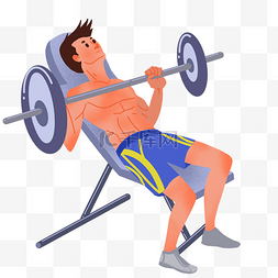 体育运动举重图片_健身运动举重的男人