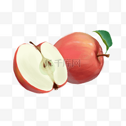 的果实图片_秋收的果实苹果插画