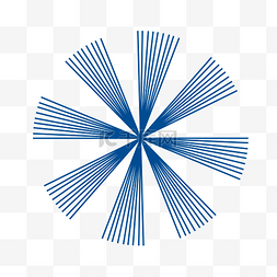 几何物体图片_线段线条扇子