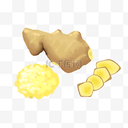 黄色姜片调味品插图