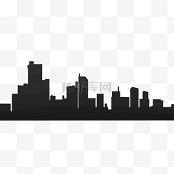 城市绘线图片_城市建筑曲线图
