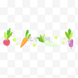 蔬菜分割线