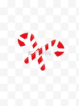 糖果拐杖图片_圣诞糖果设计元素