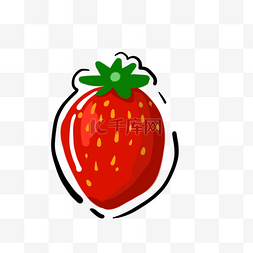 切开草莓水果图片_水果草莓水果