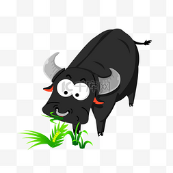 易拉宝图片_免卡卡通黑色母牛