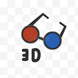 3d小人电影图片_彩色3D眼镜