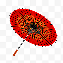 手绘彩色的雨伞图片_卡通油纸雨伞免扣