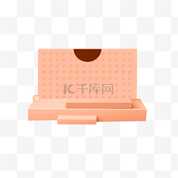 孔明灯模型图片_红色创意电商C4D模型元素